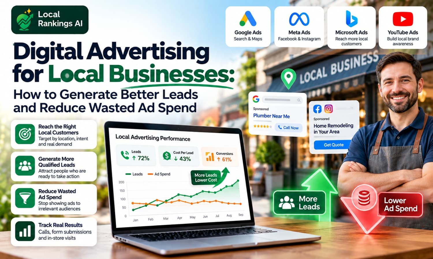 Digital Advertising for Local Businesses: How to Generate Better Leads and Reduce Wasted Ad Spend