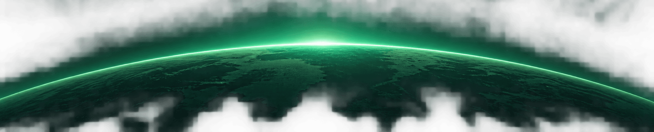Local Rankings AI's connected platforms sitting on the horizon of a glowing globe