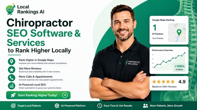 Chiropractor SEO Software & Services to Rank Higher Locally