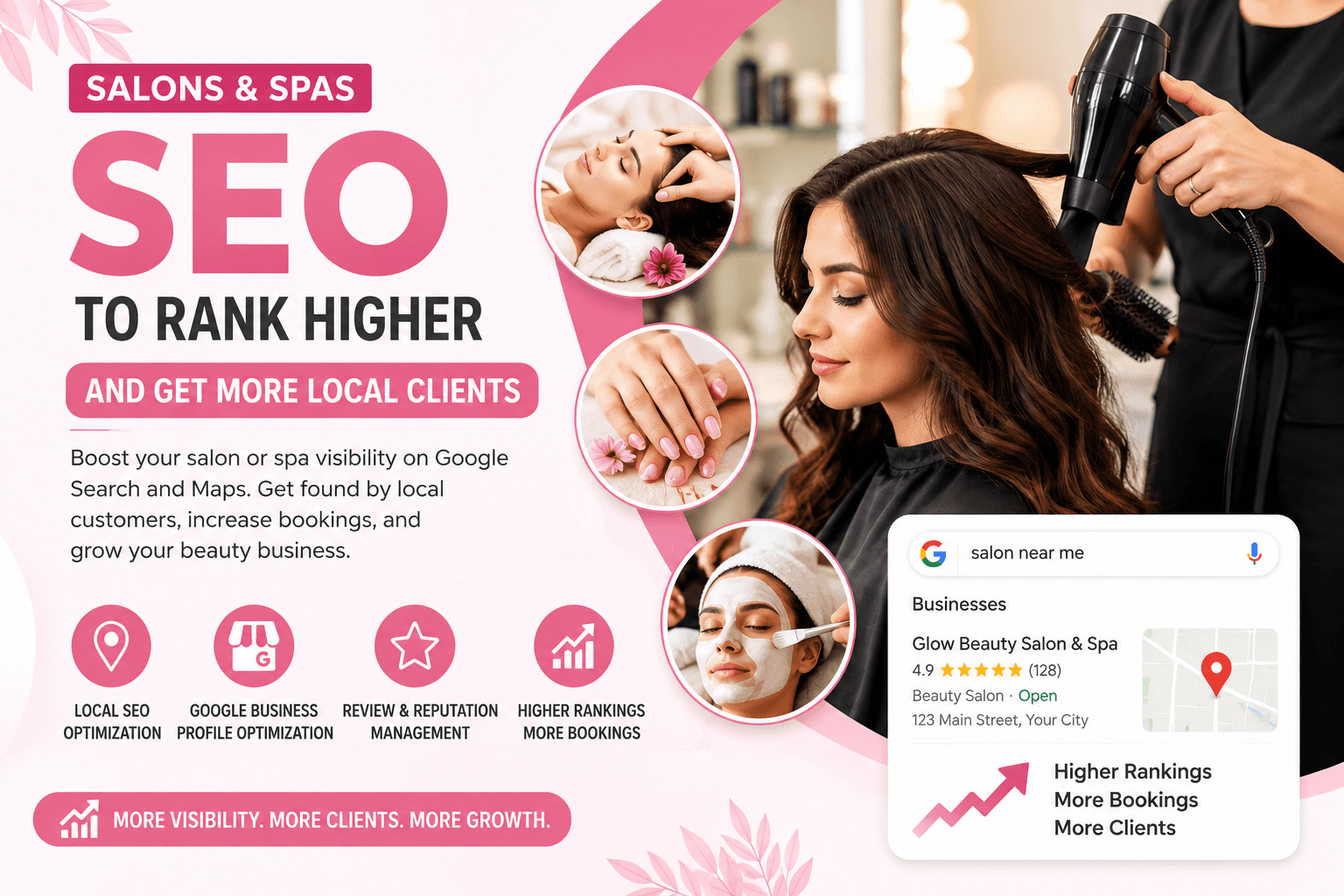 Salon and spa SEO services
